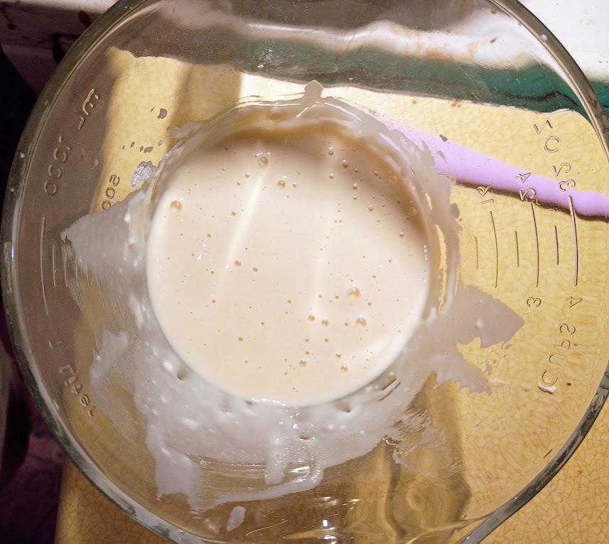 FunnelCake-Mixed Funnel Cake batter mixed